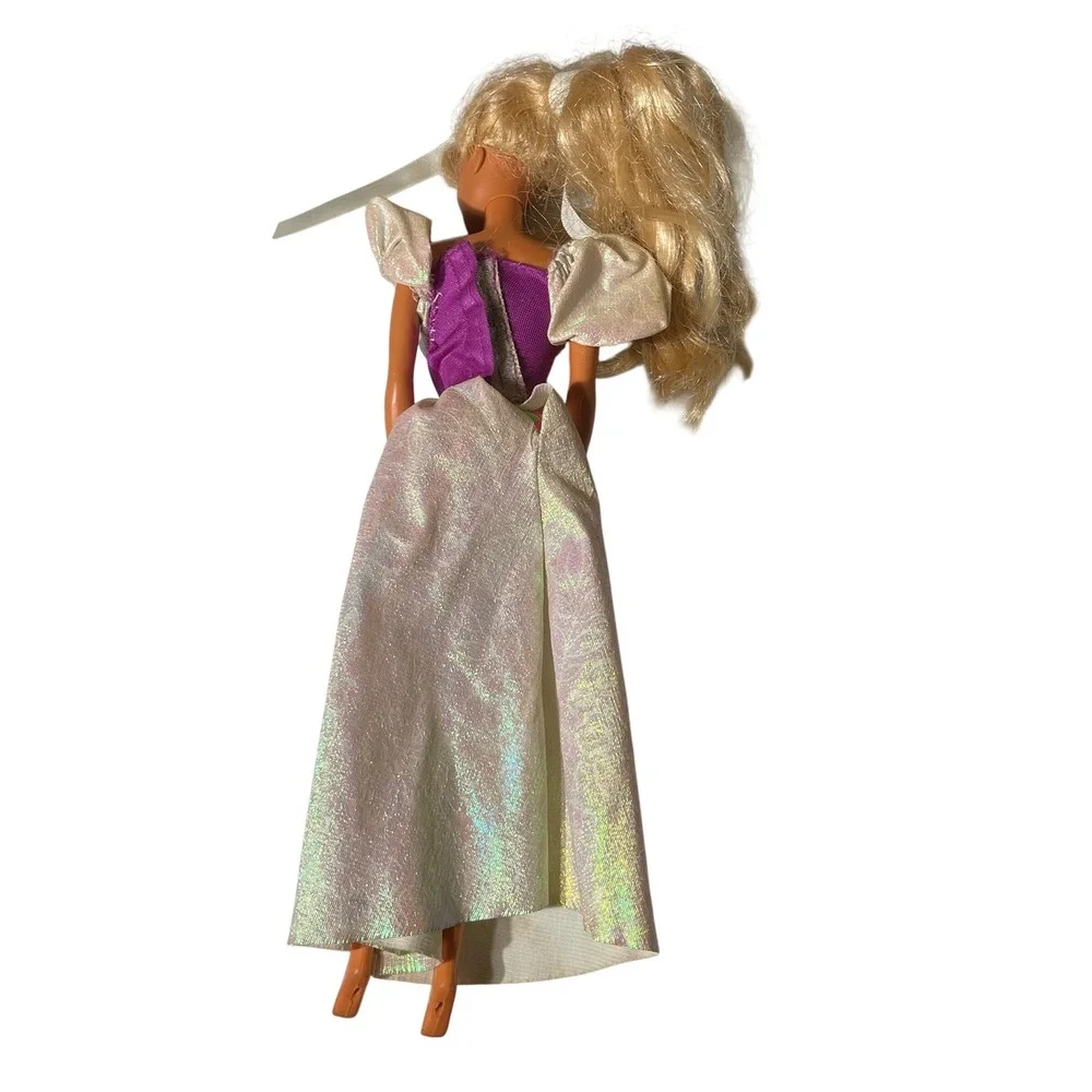 Vintage Mattel Barbie Doll Blonde Pink Princess Style Gown 1966 Body